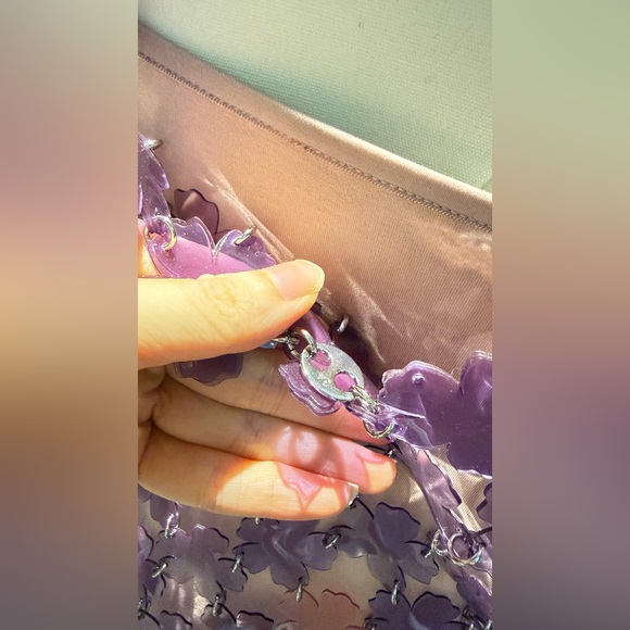 Paco Rabanne Mini Dress with Flower Sequins - Picture 7 of 16